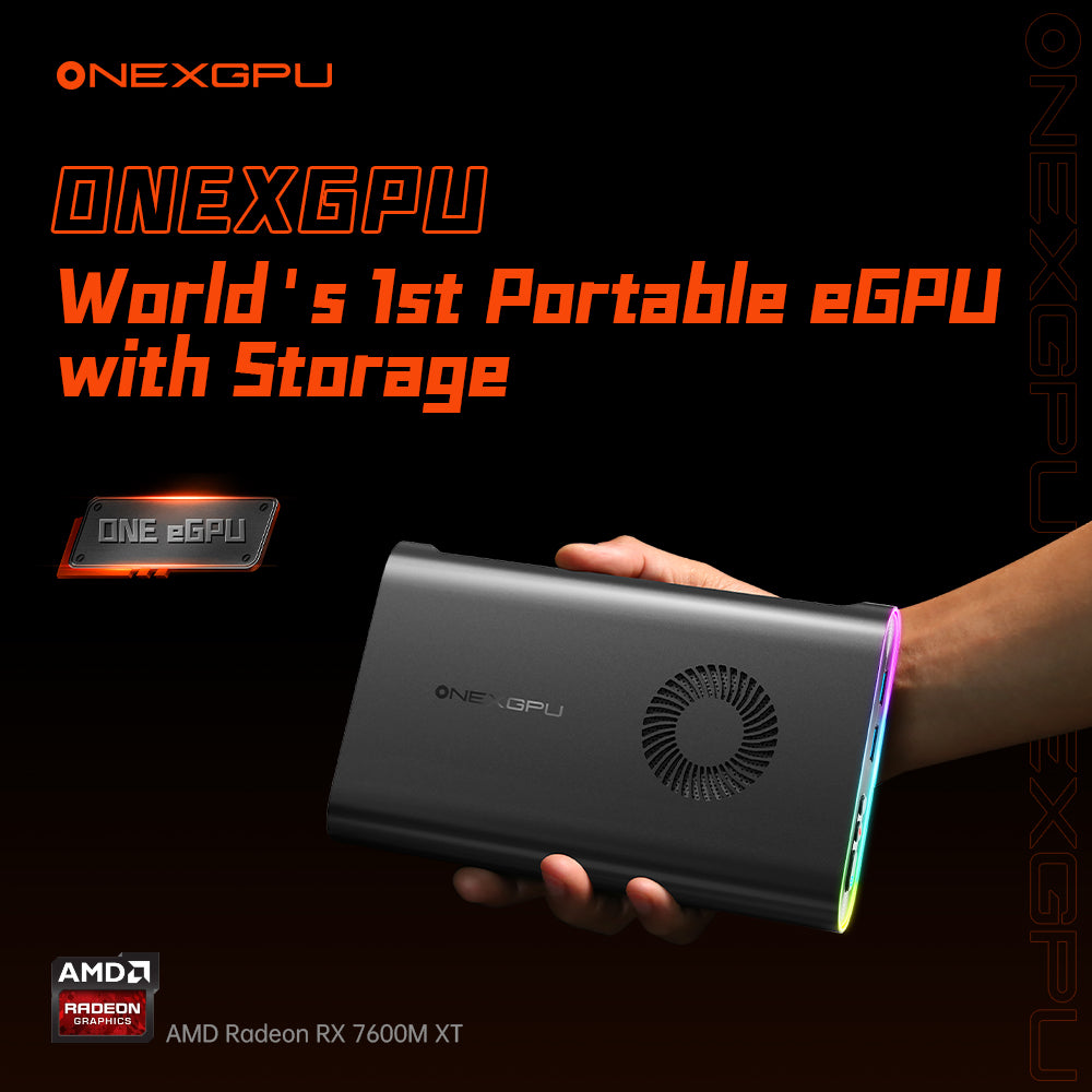 Refurbished ONEXGPU - World's 1st Portable eGPU with Storage (US Stocks)