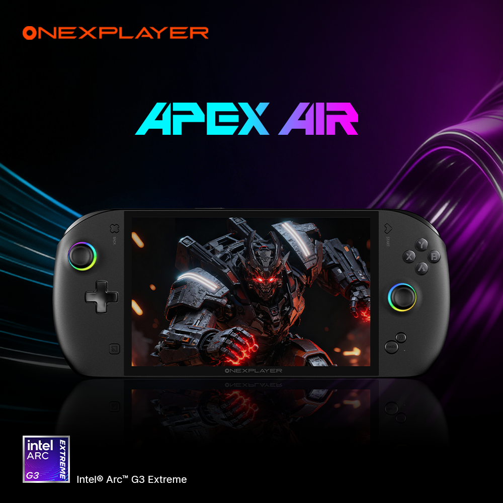 ONEXFLY APEX Air:8" Gaming Handheld with Intel Arc G3 Extreme