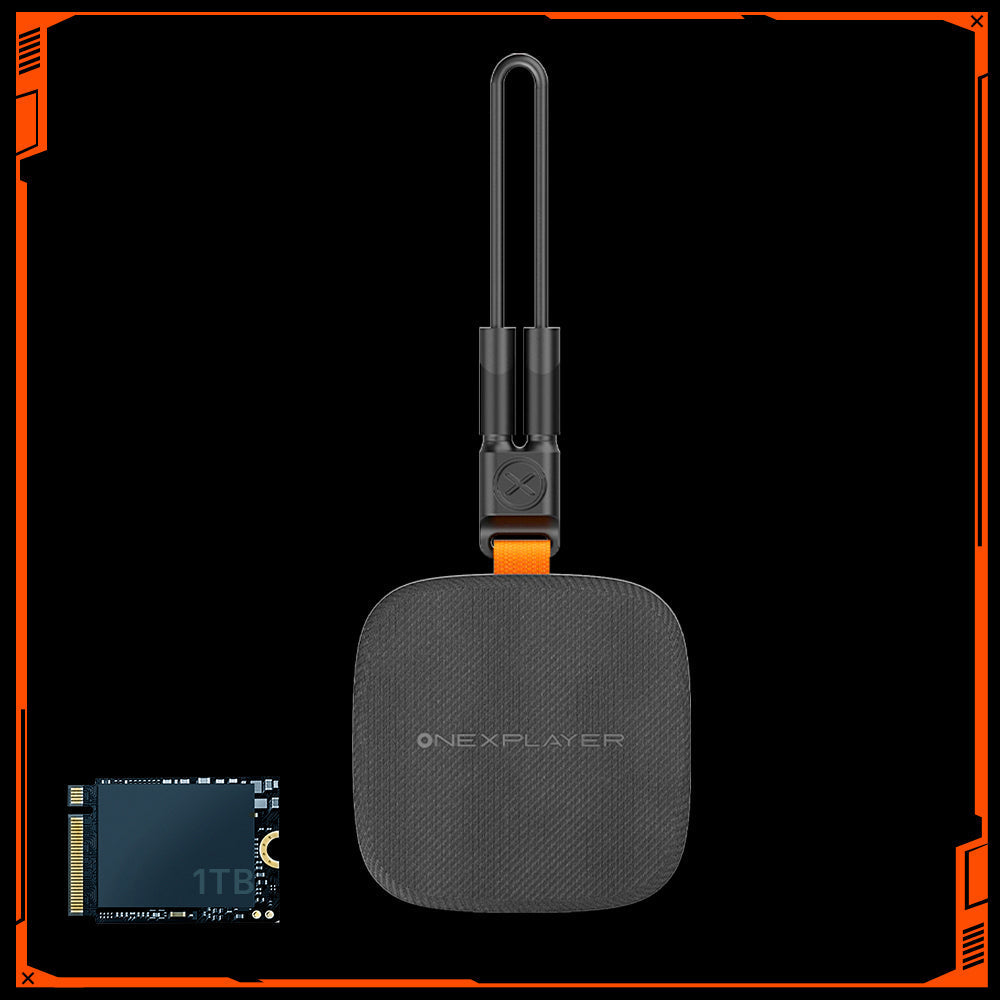 OneXPlayer Ultra Portable Mini Hard Drive Enclosure Box External Solid State magnetic to phone