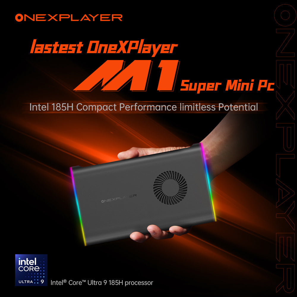 OneXPlayer M1 - World's Most Powerful Mini PC with intel Core Ultra 9 185H Processor