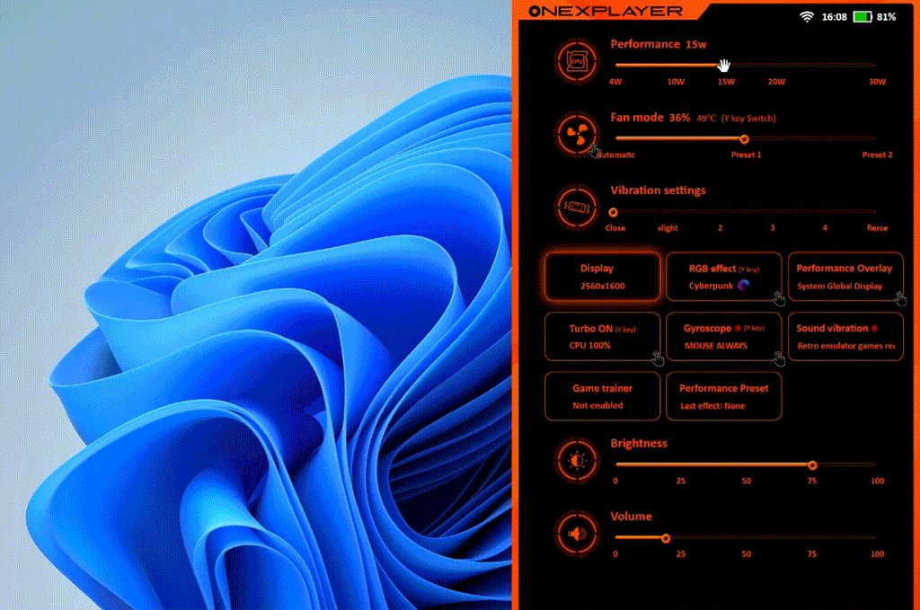 OneXConsole: Ultimate Control Software for Your OneXPlayer Handheld Gaming Console part 1
