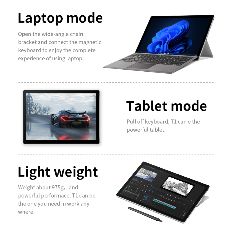 Refurbished One-Netbook T1: 2-In-1 Windows Tablet