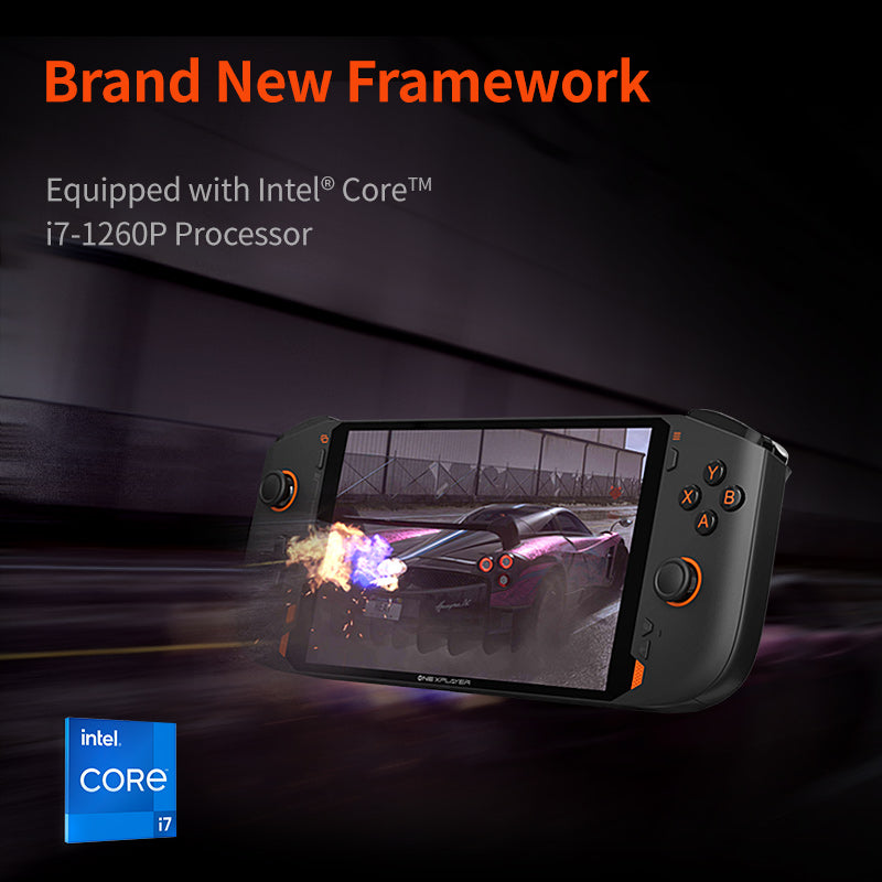 ONEXPLAYER MINI Intel® Celeron® Processor 7305  Black