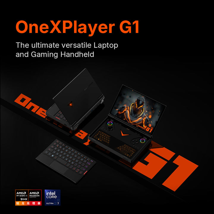 Refurbished ONEXPLAYER G1: AMD Ryzen™ AI 9 HX 370 Ultimate Gaming handheld console versatile laptop (US Stocks)