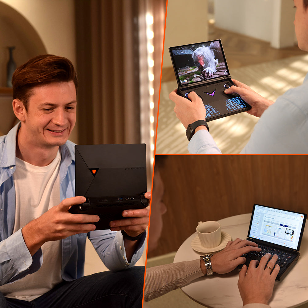 Refurbished ONEXPLAYER G1: AMD Ryzen™ AI 9 HX 370 Ultimate Gaming handheld console versatile laptop (US Stocks)