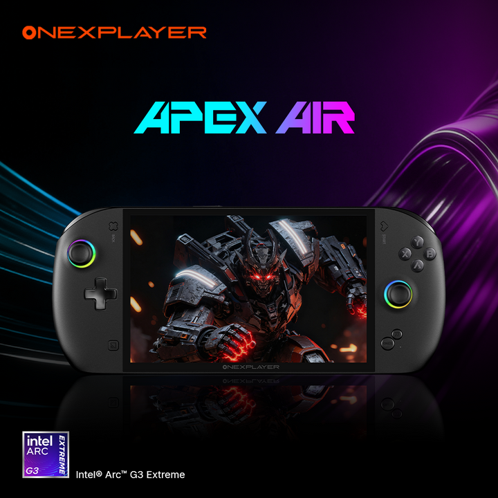ONEXFLY APEX Air:8" Gaming Handheld with Intel Arc G3 Extreme