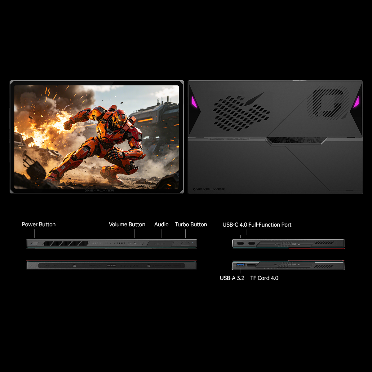 ONEXPLAYER X2 &X1 Air– 10.95" 3-in-1 Al Gaming Handheld