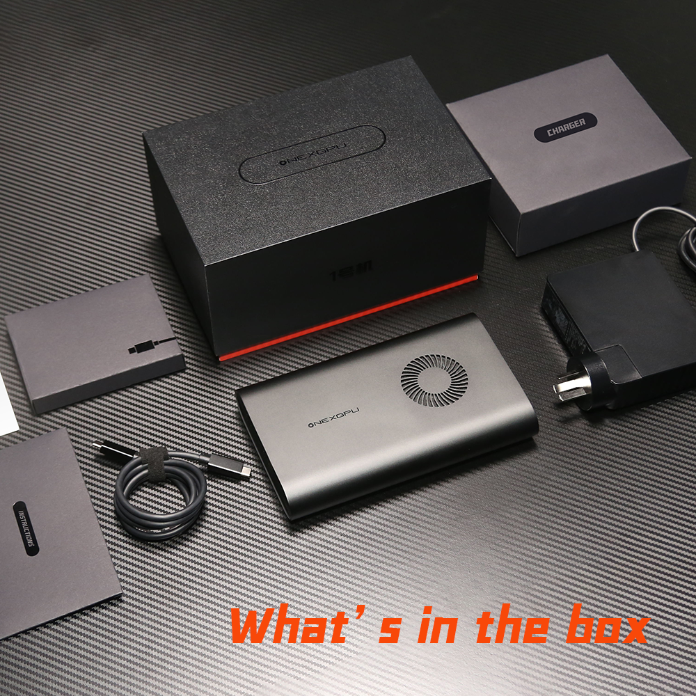 ONEXGPU - World's 1st Portable eGPU with Storage Free Oculink Cable