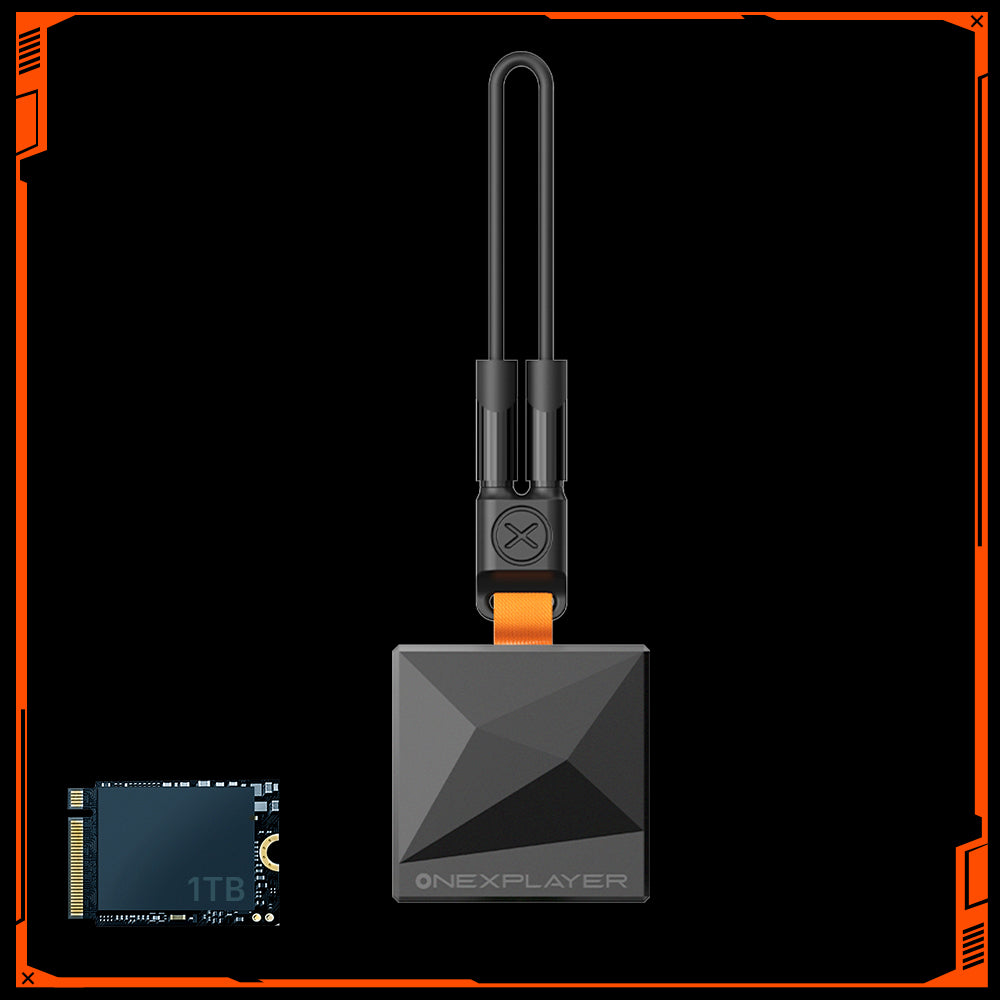 OneXPlayer Ultra Portable Mini Hard Drive Enclosure Box External Solid State magnetic to phone