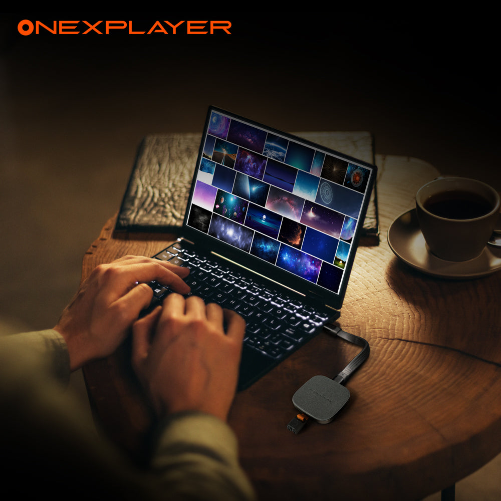 OneXPlayer Ultra Portable Mini Hard Drive Enclosure Box External Solid State magnetic to phone